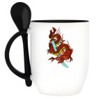 Кружка с ложкой