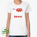 Женская футболка органик