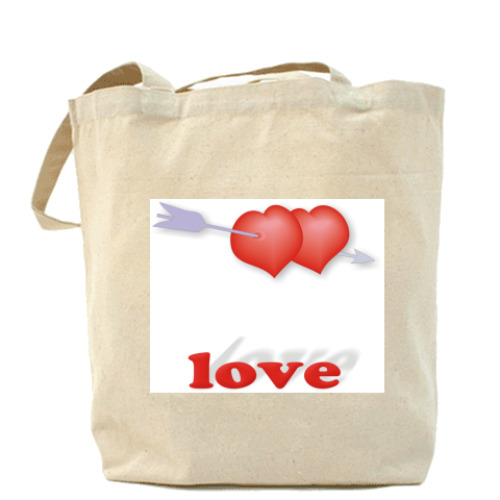 Сумка шоппер с принтом Дуплет