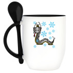 Кружка с ложкой