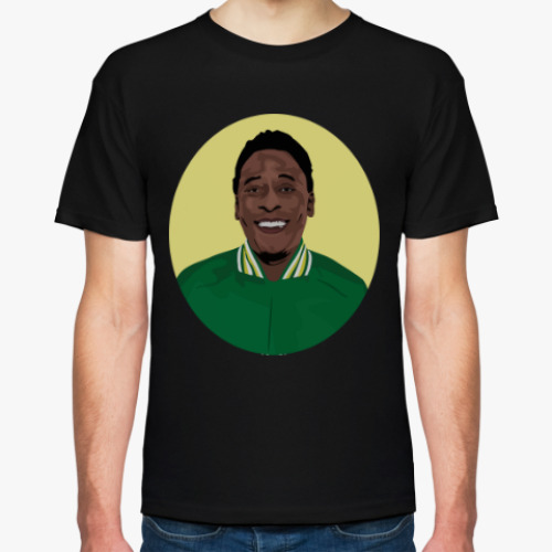 Футболка с принтом Пеле (Футбол)