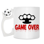 Кружка с футбольным мячиком