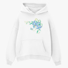 Толстовка худи оверсайз