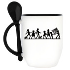 Кружка с ложкой