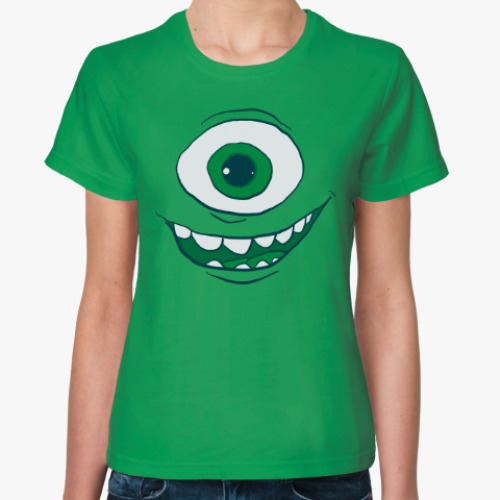 Женская футболка с принтом Майк Вазовский (Корпорация монстров)