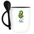 Кружка с ложкой