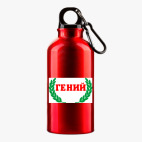 Металлическая бутылка 400 мл UV-DTF