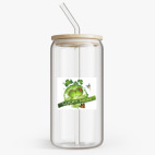 Банка с бамбуковой крышкой