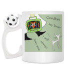 Кружка с футбольным мячиком