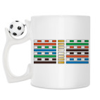 Кружка с футбольным мячиком