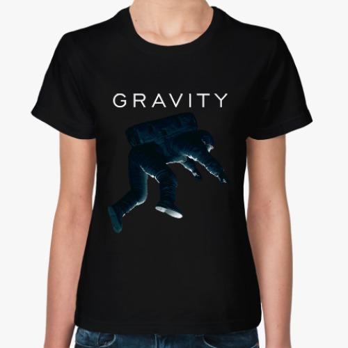 Женская футболка Gravity