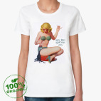 Женская футболка органик