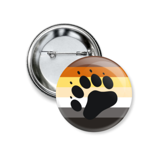 Значок 37мм с принтом  Bear Pride