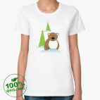 Женская футболка органик