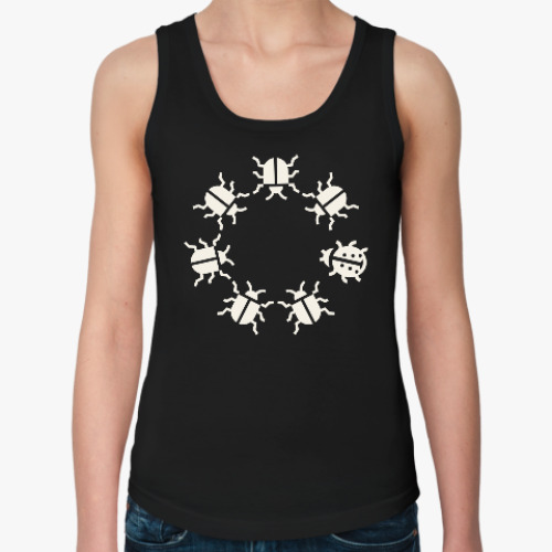 Женская майка с принтом Другой жук