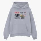 Толстовка худи оверсайз