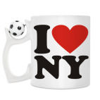 Кружка с футбольным мячиком