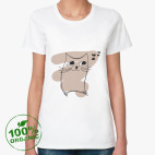 Женская футболка органик