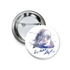 Значок 37 мм Егор Летов -ГрОб