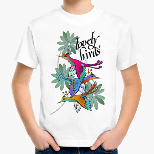 Детская футболка LOVELY BIRDS