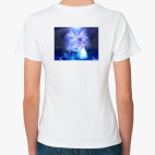 Женская футболка, белая