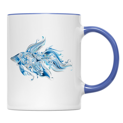 Кружка с принтом Рыбка