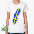 Женская футболка органик