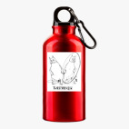 Металлическая бутылка 400 мл UV-DTF