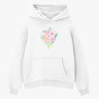 Толстовка худи оверсайз