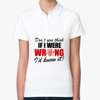 Женская рубашка поло