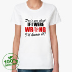 Женская футболка органик