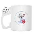 Кружка с футбольным мячиком