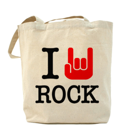 Сумка шоппер I Love Rock