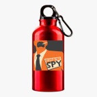 Металлическая бутылка 400 мл UV-DTF