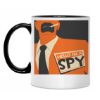 Кружка двухцветная