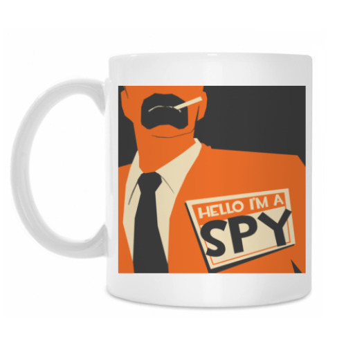 Кружка с принтом TF2 Spy