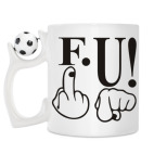 Кружка с футбольным мячиком