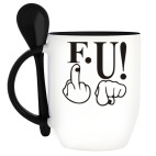 Кружка с ложкой