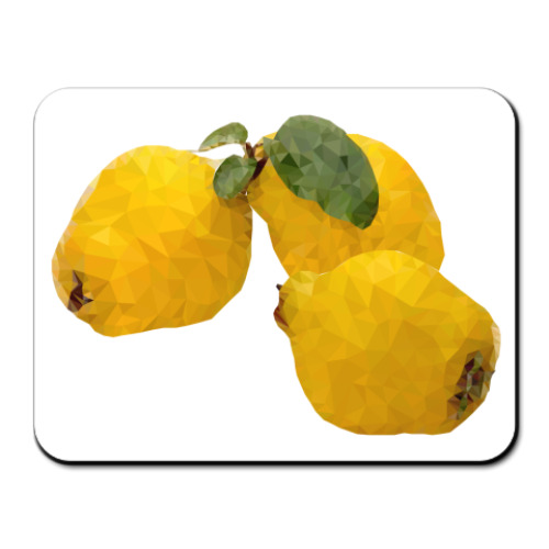 Коврик для мыши Quince. Low poly.