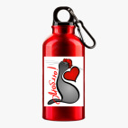 Металлическая бутылка 400 мл UV-DTF