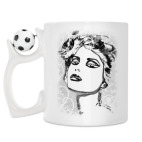 Кружка с футбольным мячиком