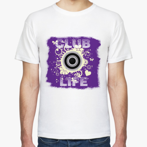 Футболка с принтом club life