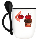 Кружка с ложкой