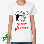 Женская футболка органик