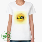 Женская футболка органик