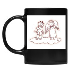 Кружка цветная UV-DTF