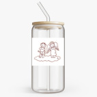 Банка с бамбуковой крышкой