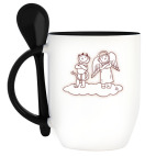 Кружка с ложкой