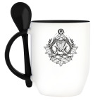 Кружка с ложкой