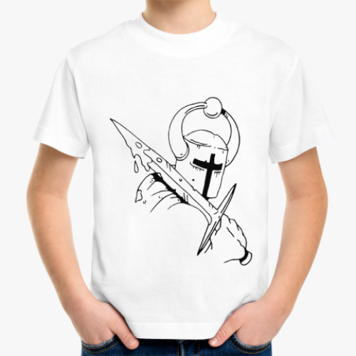 Детская футболка рыцарь